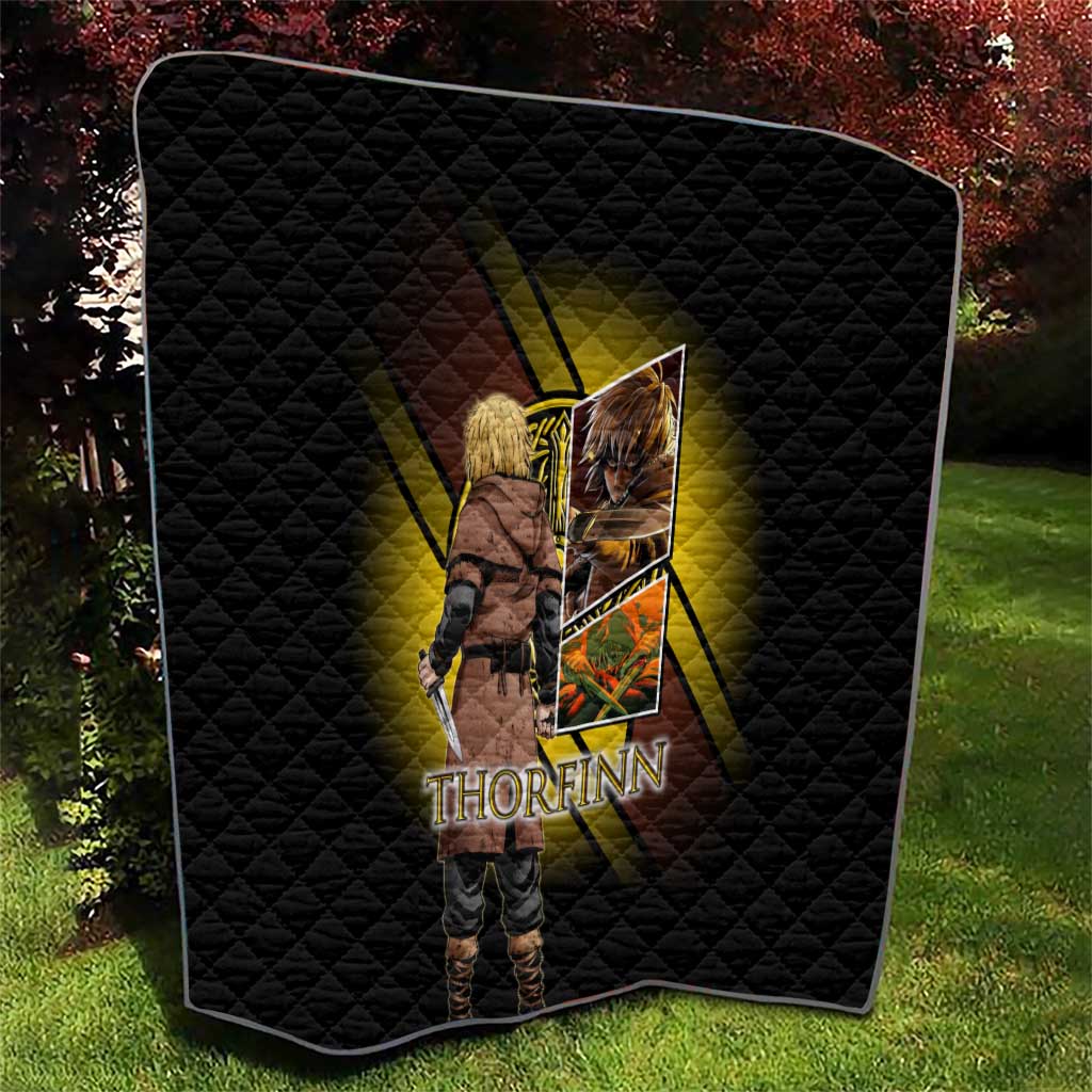 Thorfinn Norse Avenger Quilt Viking Manga Illustration Style