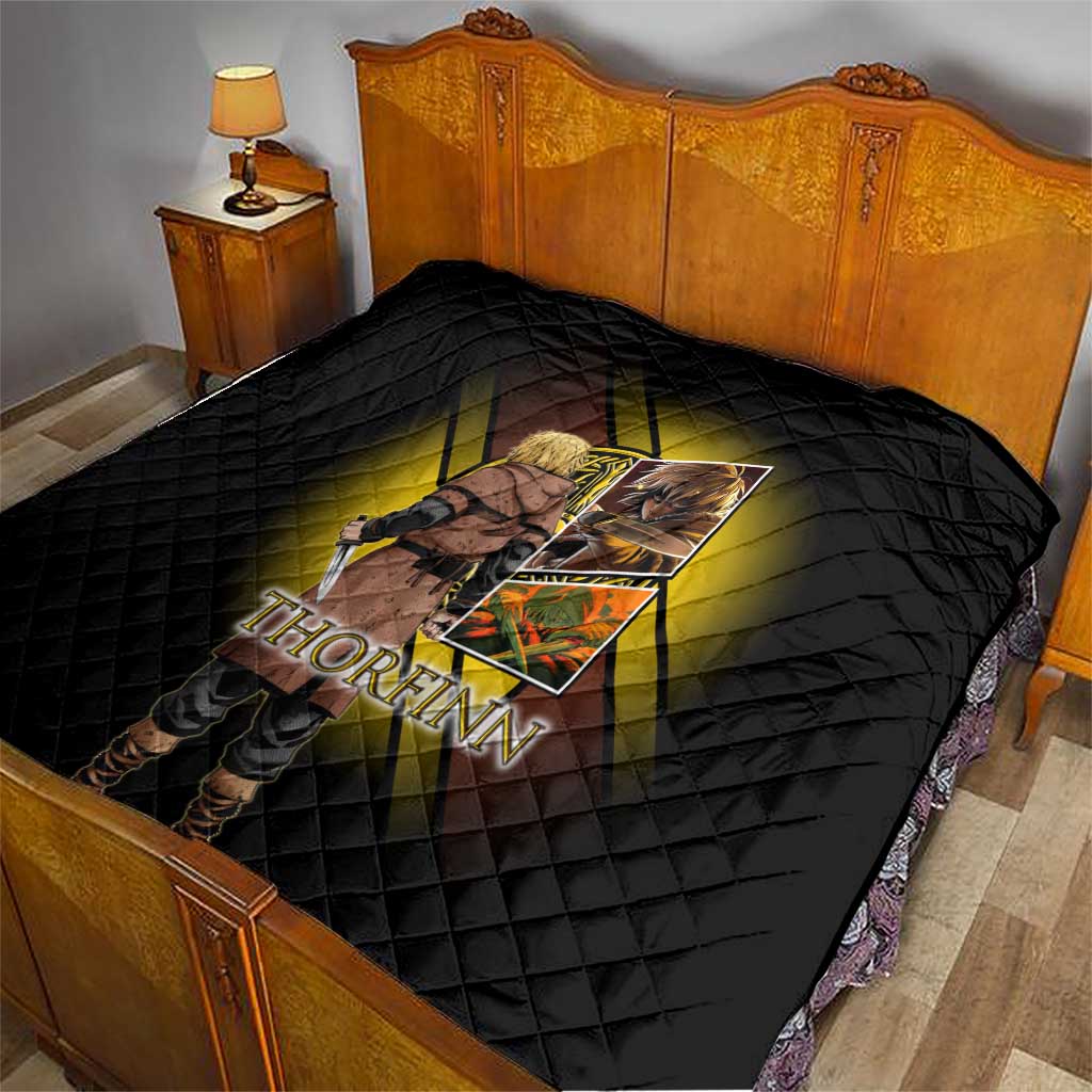 Thorfinn Norse Avenger Quilt Viking Manga Illustration Style