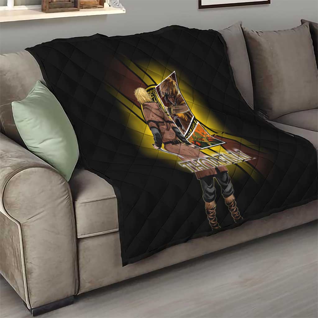 Thorfinn Norse Avenger Quilt Viking Manga Illustration Style