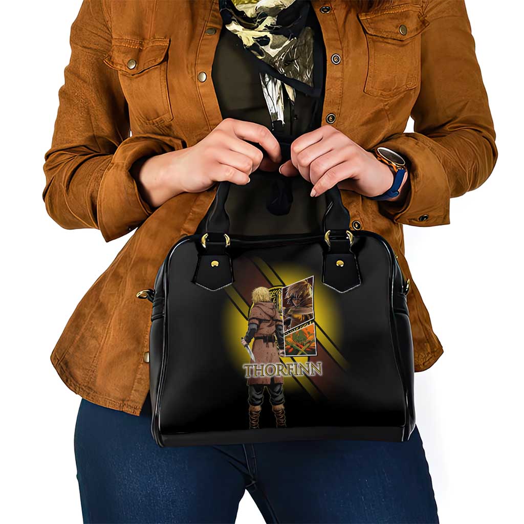 Thorfinn Norse Avenger Shoulder Handbag Viking Manga Illustration Style