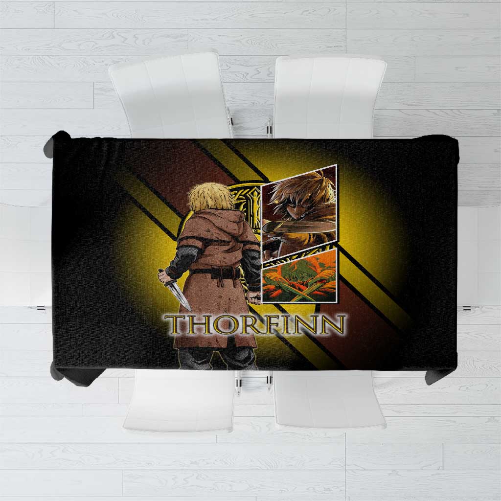 Thorfinn Norse Avenger Tablecloth Viking Manga Illustration Style