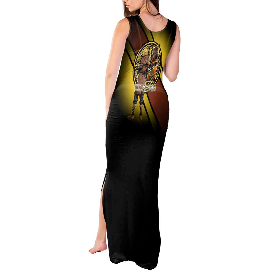 Thorfinn Norse Avenger Tank Maxi Dress Viking Manga Illustration Style