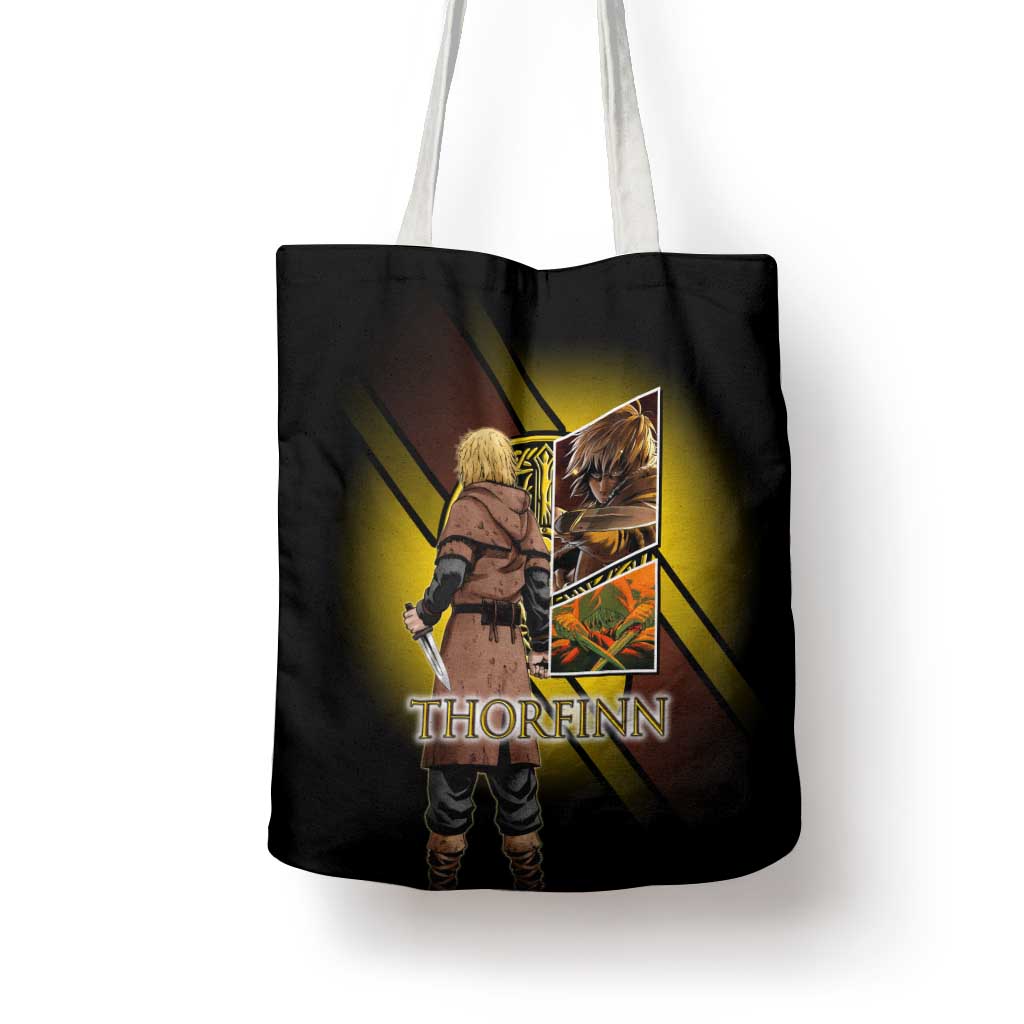Thorfinn Norse Avenger Tote Bag Viking Manga Illustration Style