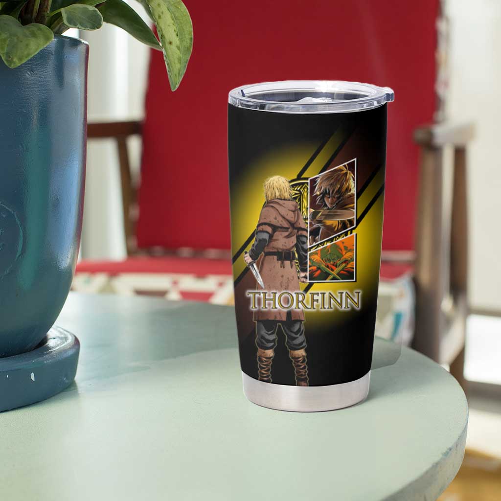 Thorfinn Norse Avenger Tumbler Cup Viking Manga Illustration Style
