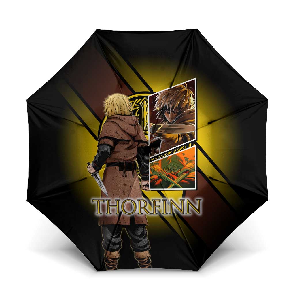 Thorfinn Norse Avenger Umbrella Viking Manga Illustration Style