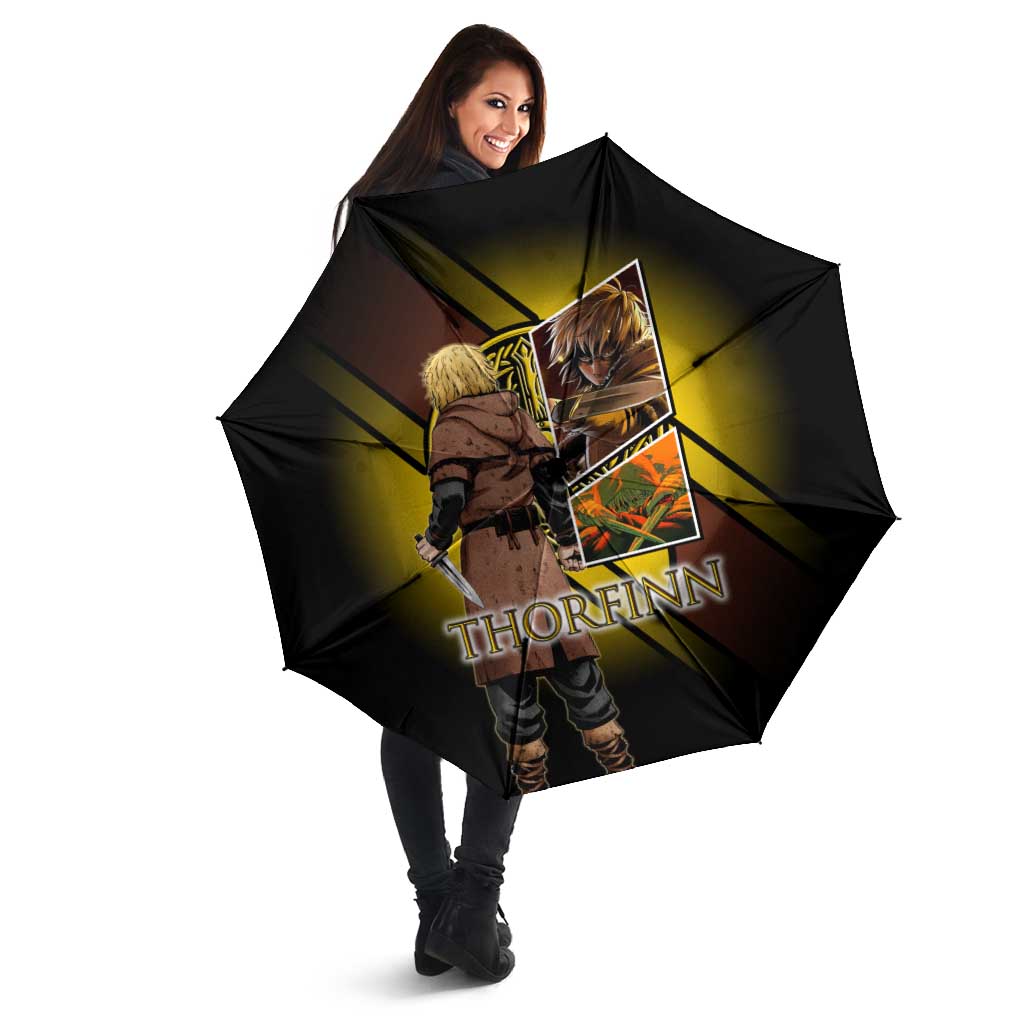 Thorfinn Norse Avenger Umbrella Viking Manga Illustration Style