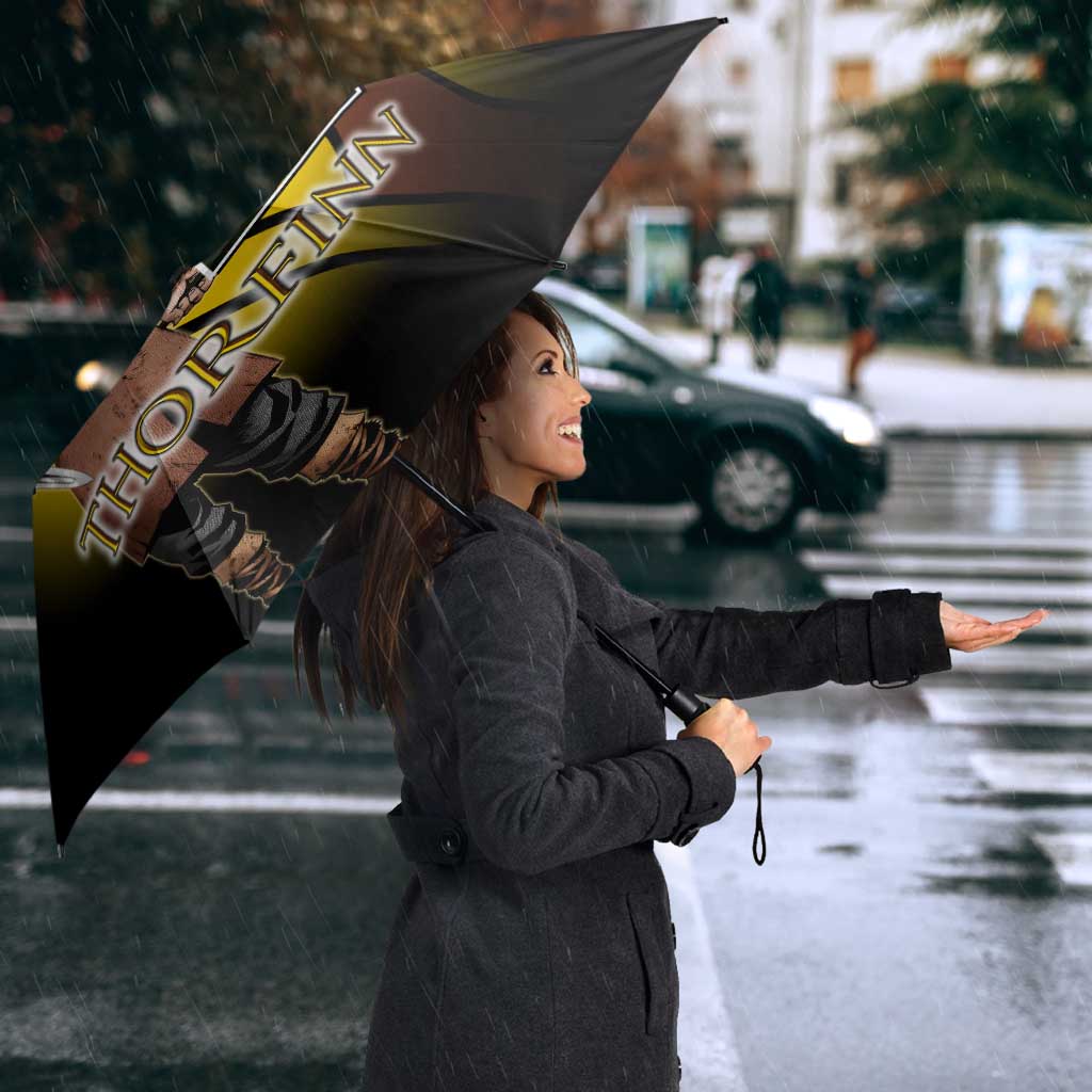 Thorfinn Norse Avenger Umbrella Viking Manga Illustration Style