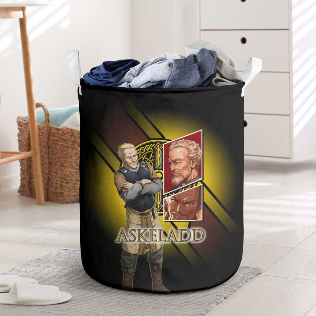 Askeladd Viking Commander Laundry Basket Viking Manga Illustration Style