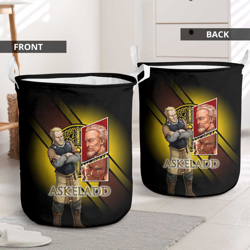 Askeladd Viking Commander Laundry Basket Viking Manga Illustration Style