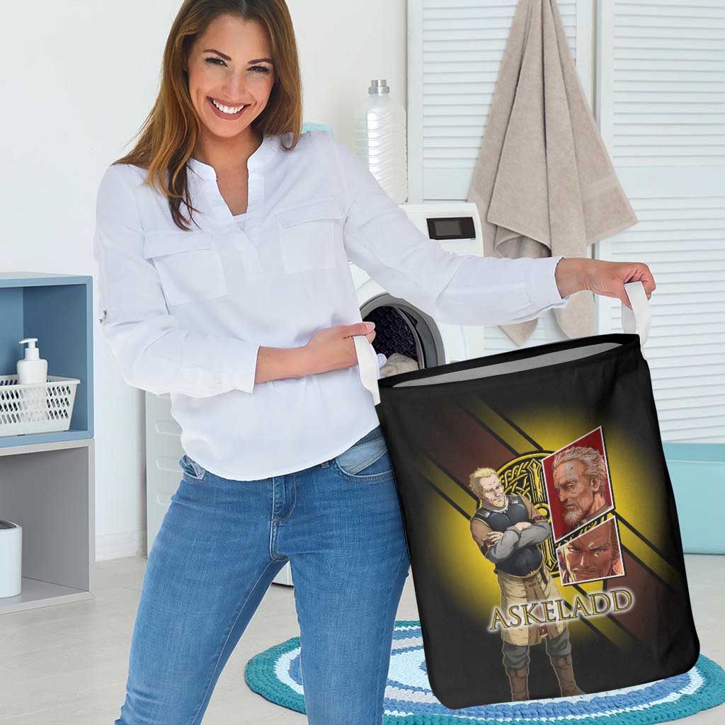 Askeladd Viking Commander Laundry Basket Viking Manga Illustration Style