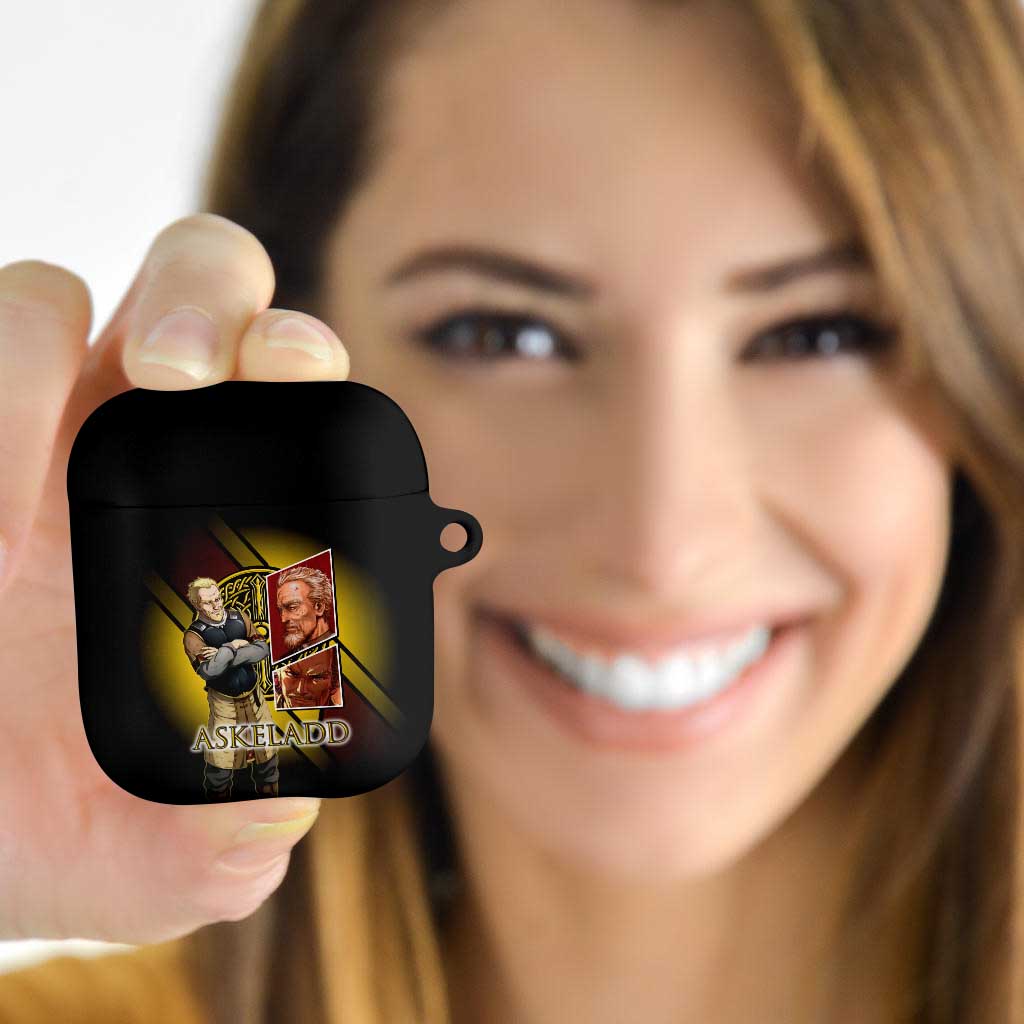 Askeladd Viking Commander AirPods Case Viking Manga Illustration Style
