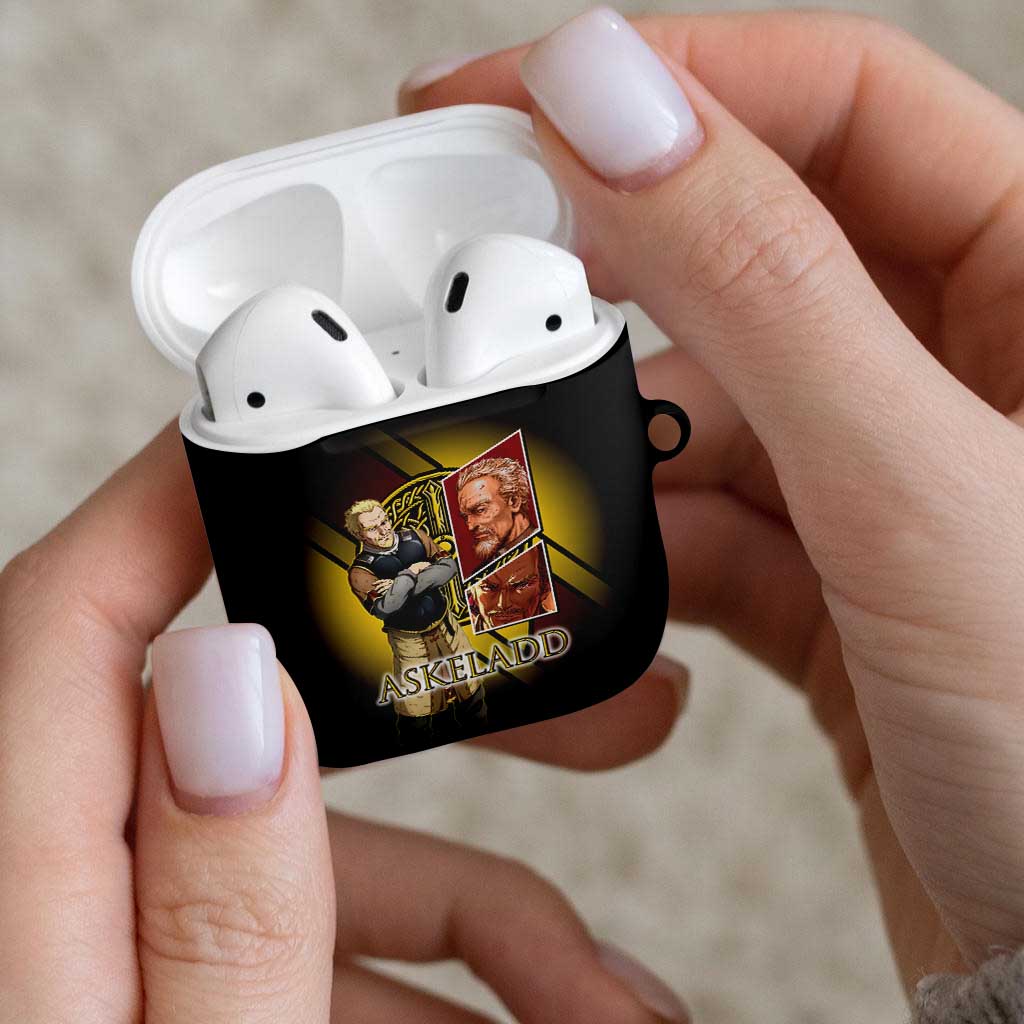 Askeladd Viking Commander AirPods Case Viking Manga Illustration Style