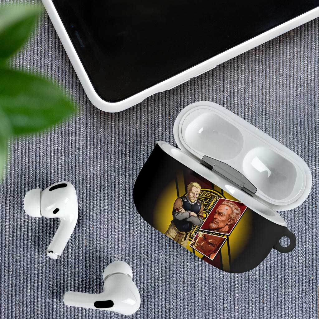 Askeladd Viking Commander AirPods Case Viking Manga Illustration Style