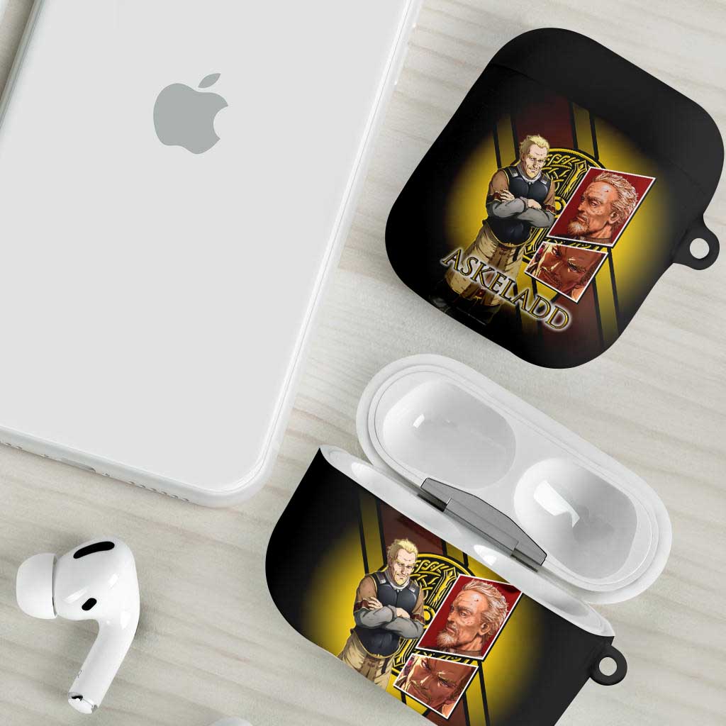 Askeladd Viking Commander AirPods Case Viking Manga Illustration Style