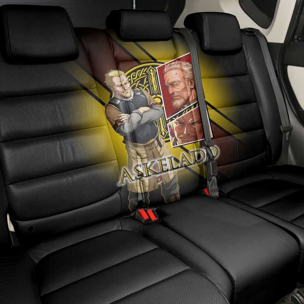 Askeladd Viking Commander Back Car Seat Cover Viking Manga Illustration Style