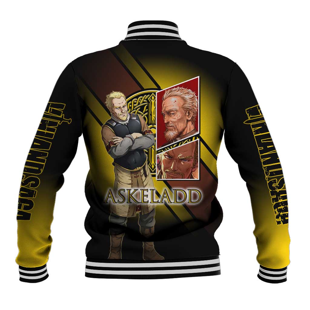 Askeladd Viking Commander Baseball Jacket Viking Manga Illustration Style