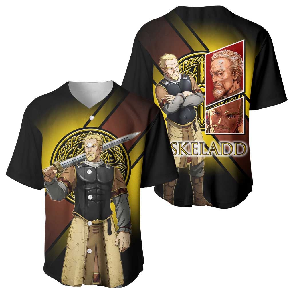 Askeladd Viking Commander Baseball Jersey Viking Manga Illustration Style