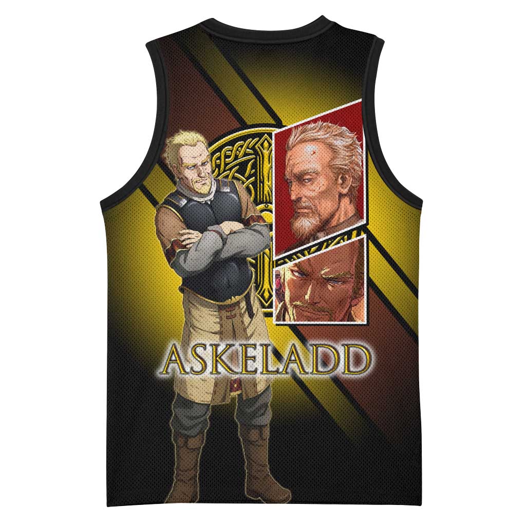 Askeladd Viking Commander Basketball Jersey Viking Manga Illustration Style