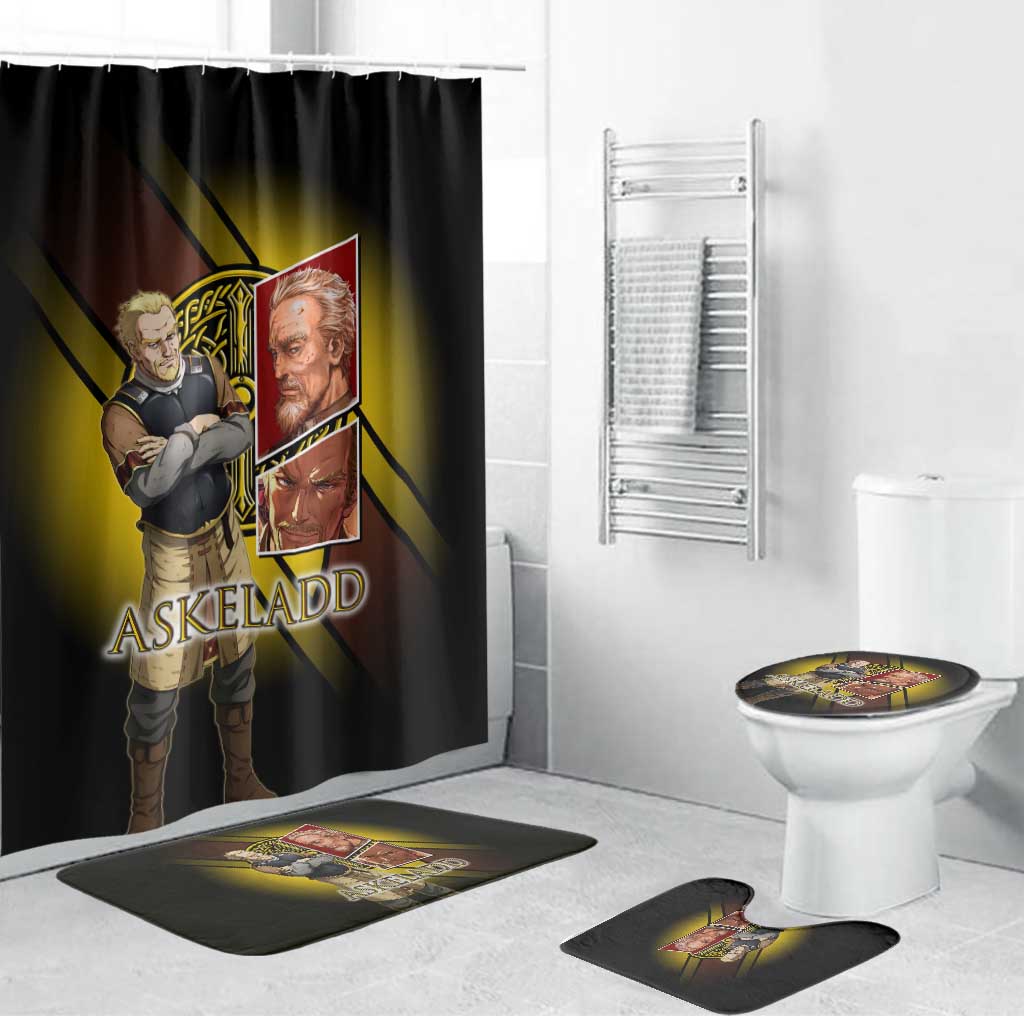 Askeladd Viking Commander Bathroom Set Viking Manga Illustration Style