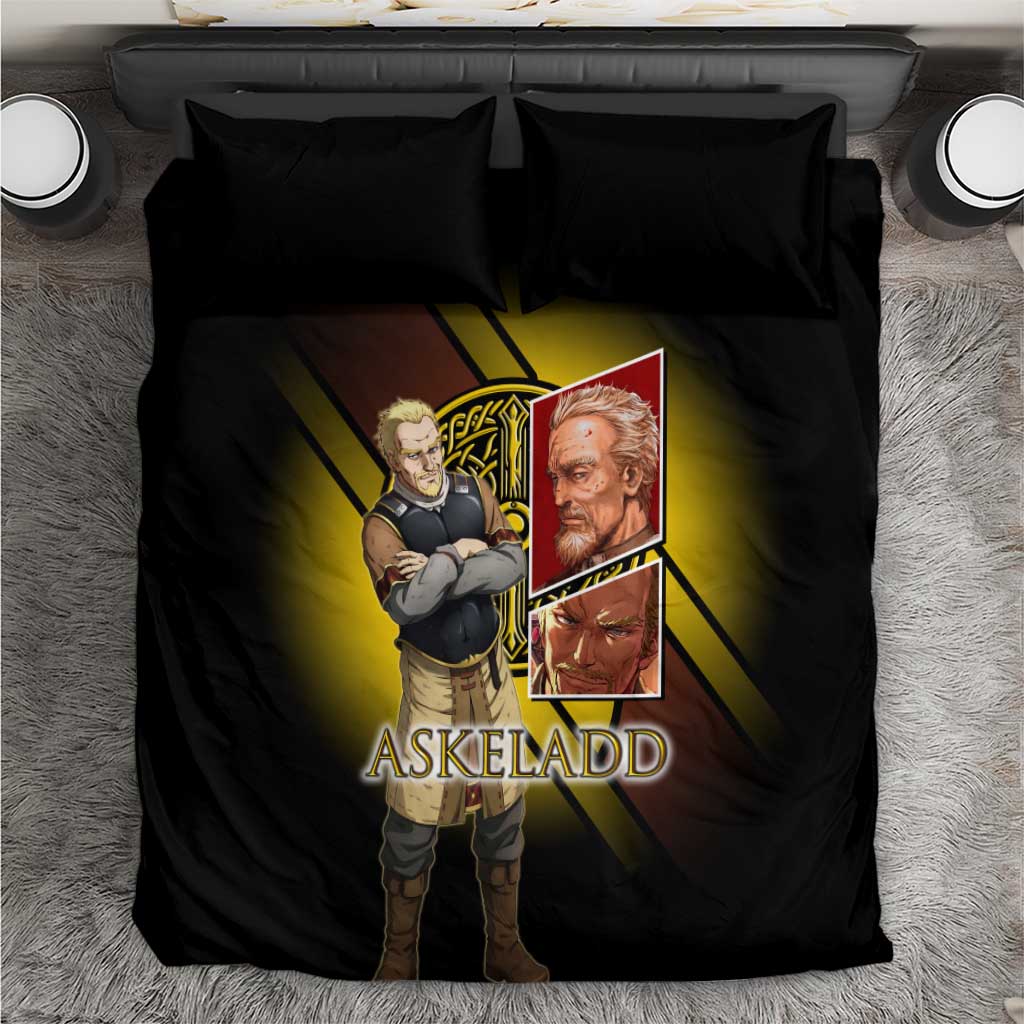 Askeladd Viking Commander Bedding Set Viking Manga Illustration Style