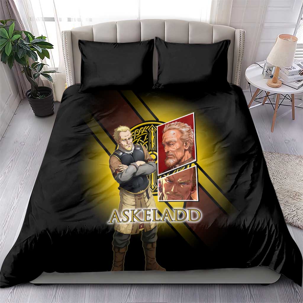 Askeladd Viking Commander Bedding Set Viking Manga Illustration Style