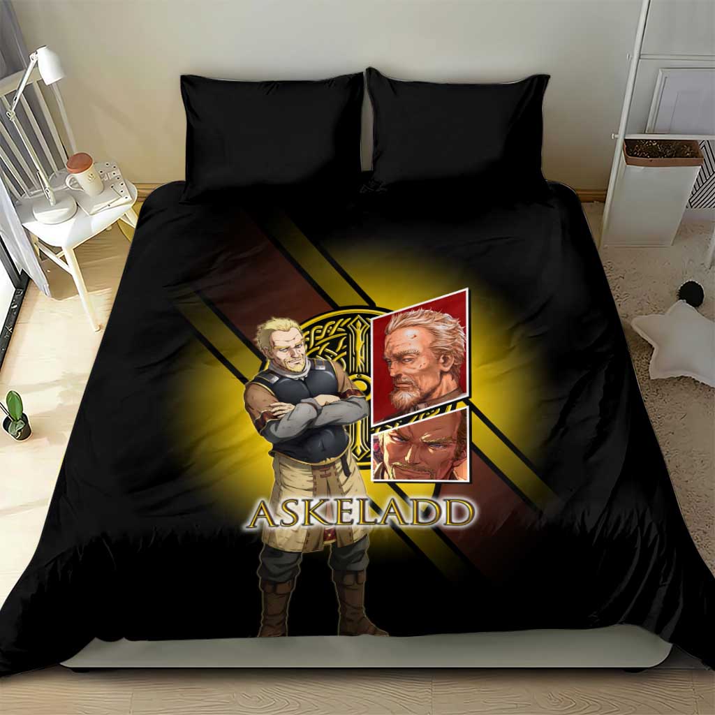 Askeladd Viking Commander Bedding Set Viking Manga Illustration Style
