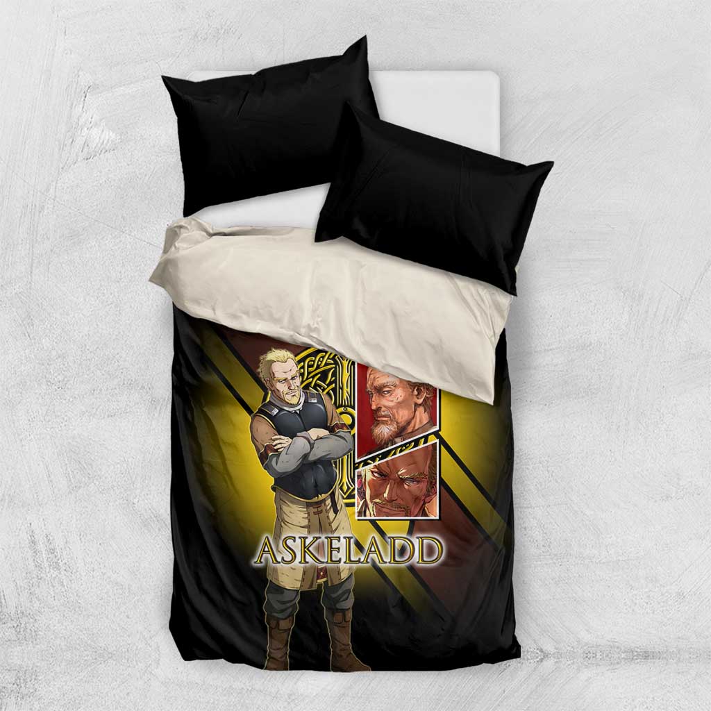 Askeladd Viking Commander Bedding Set Viking Manga Illustration Style