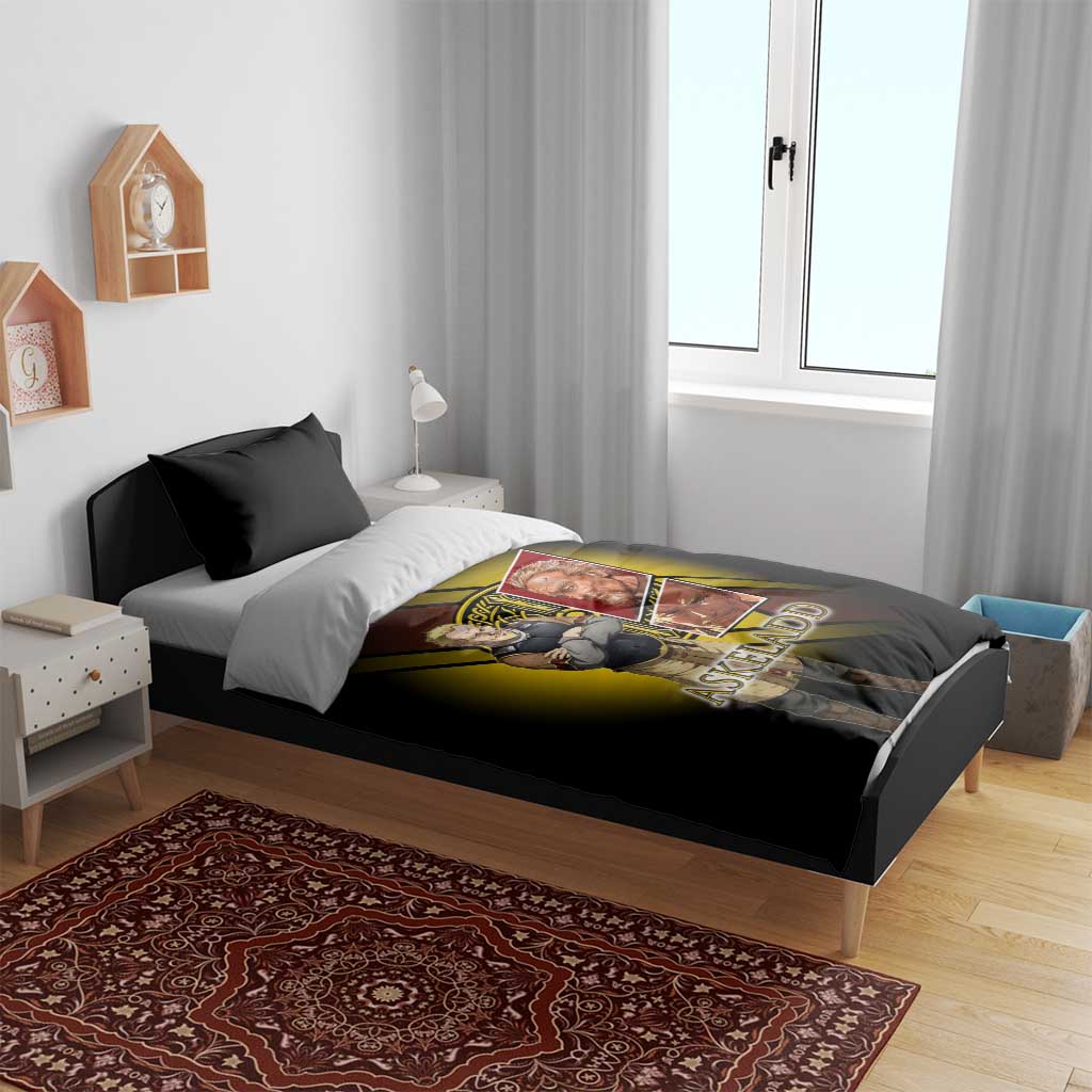 Askeladd Viking Commander Bedding Set Viking Manga Illustration Style