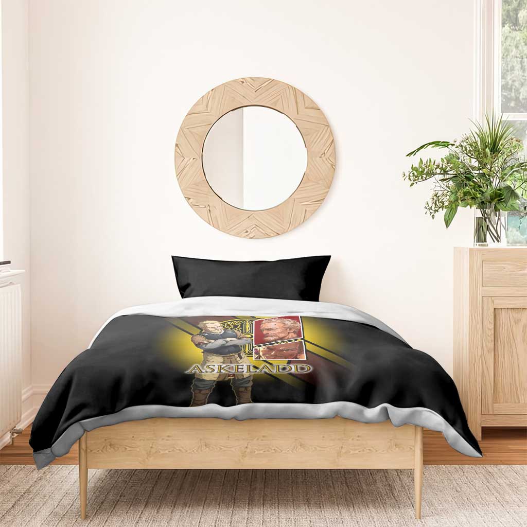 Askeladd Viking Commander Bedding Set Viking Manga Illustration Style