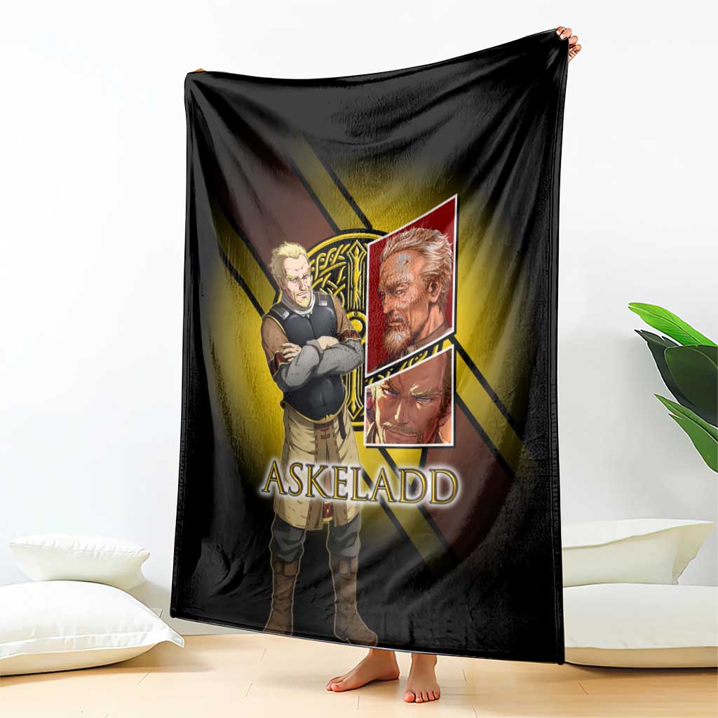 Askeladd Viking Commander Blanket Viking Manga Illustration Style