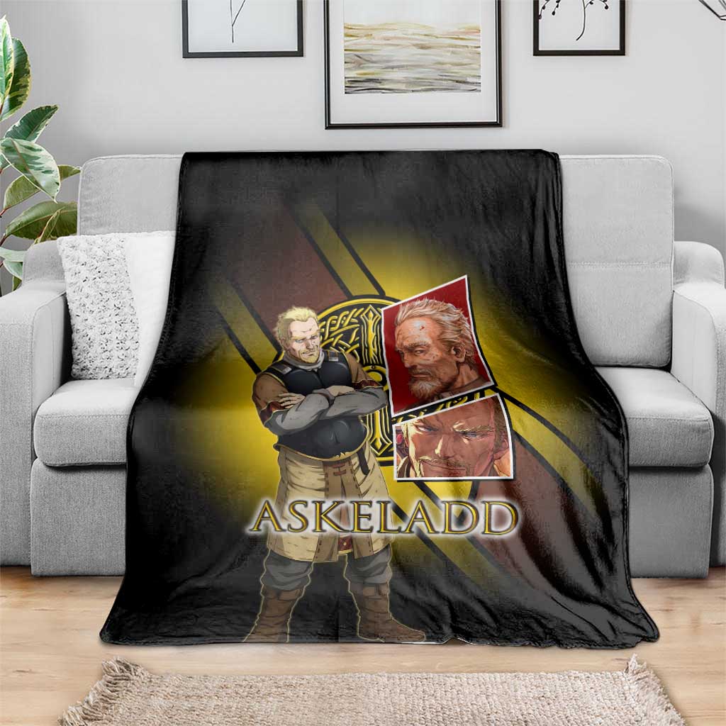 Askeladd Viking Commander Blanket Viking Manga Illustration Style