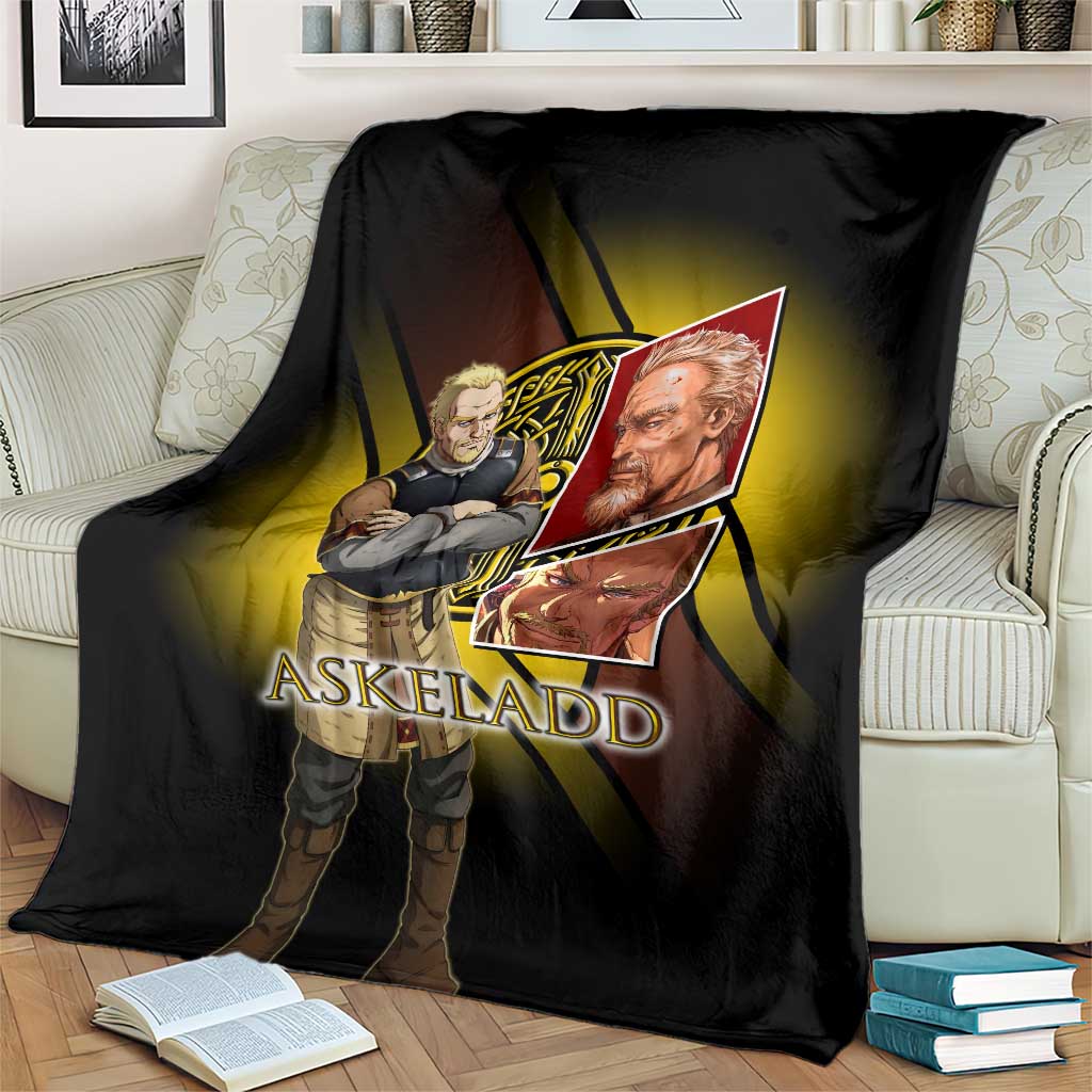 Askeladd Viking Commander Blanket Viking Manga Illustration Style