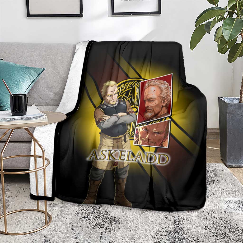 Askeladd Viking Commander Blanket Viking Manga Illustration Style