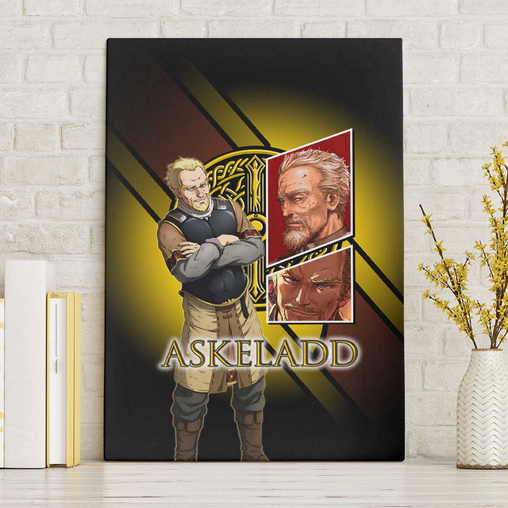 Askeladd Viking Commander Canvas Wall Art Viking Manga Illustration Style