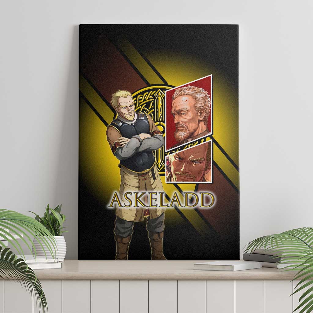 Askeladd Viking Commander Canvas Wall Art Viking Manga Illustration Style