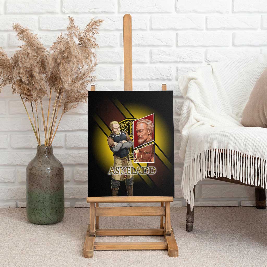 Askeladd Viking Commander Canvas Wall Art Viking Manga Illustration Style