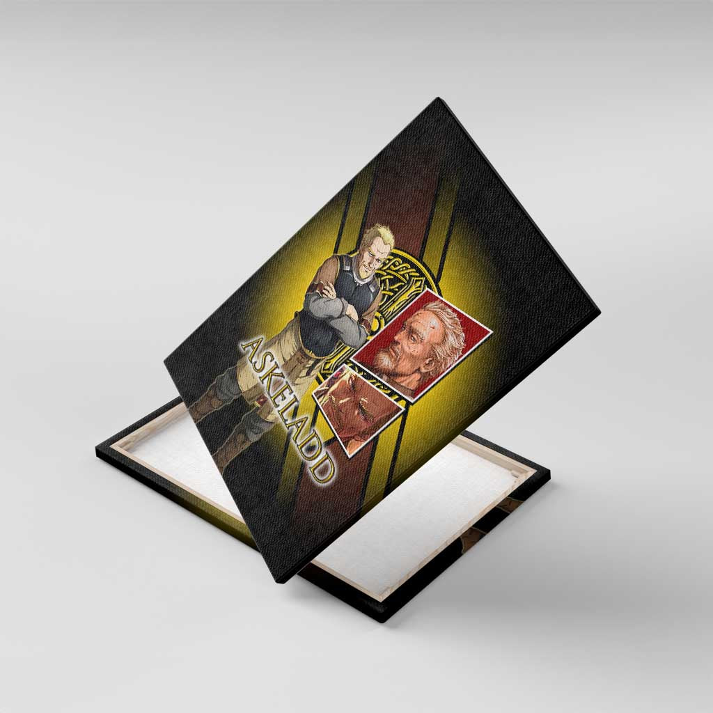 Askeladd Viking Commander Canvas Wall Art Viking Manga Illustration Style