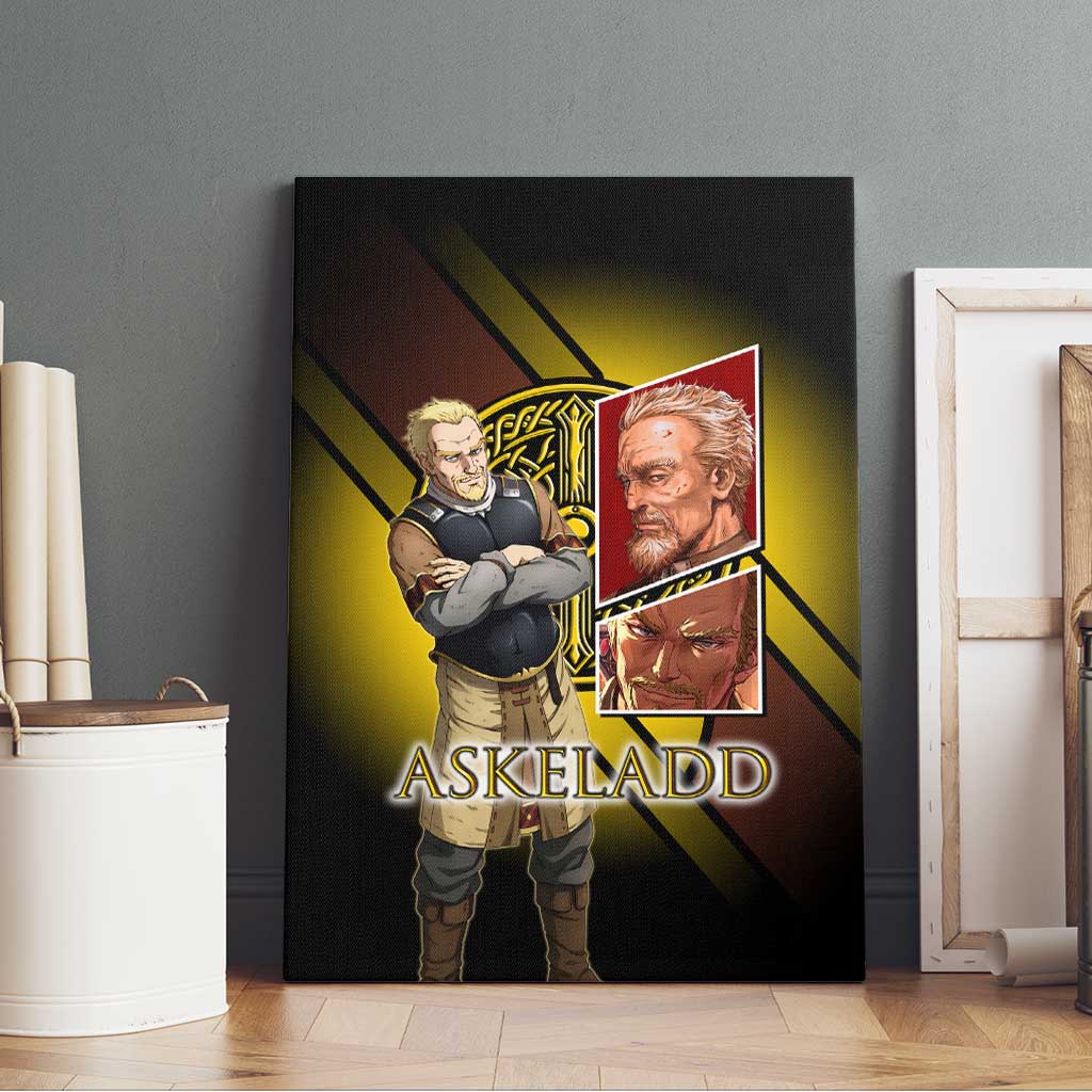 Askeladd Viking Commander Canvas Wall Art Viking Manga Illustration Style