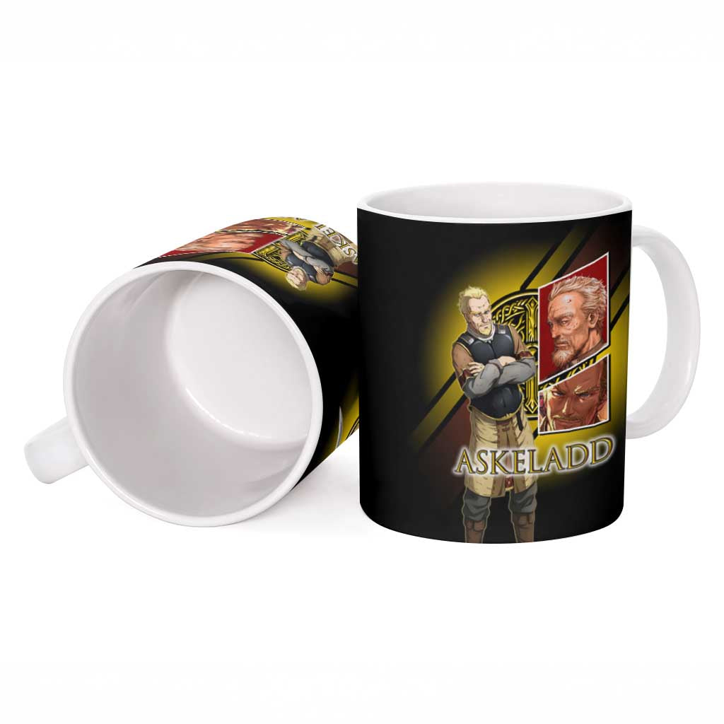 Askeladd Viking Commander Ceramic Mug Viking Manga Illustration Style