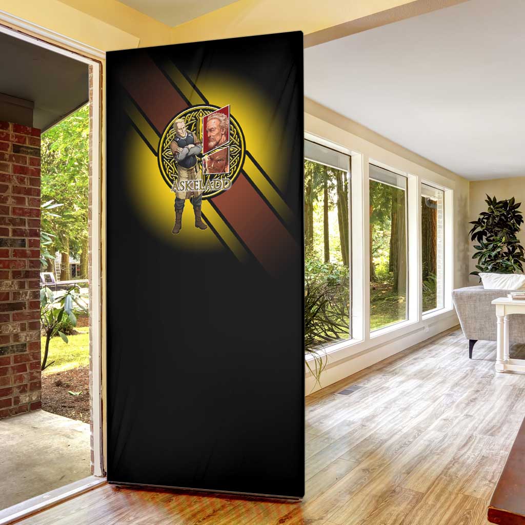 Askeladd Viking Commander Door Cover Viking Manga Illustration Style
