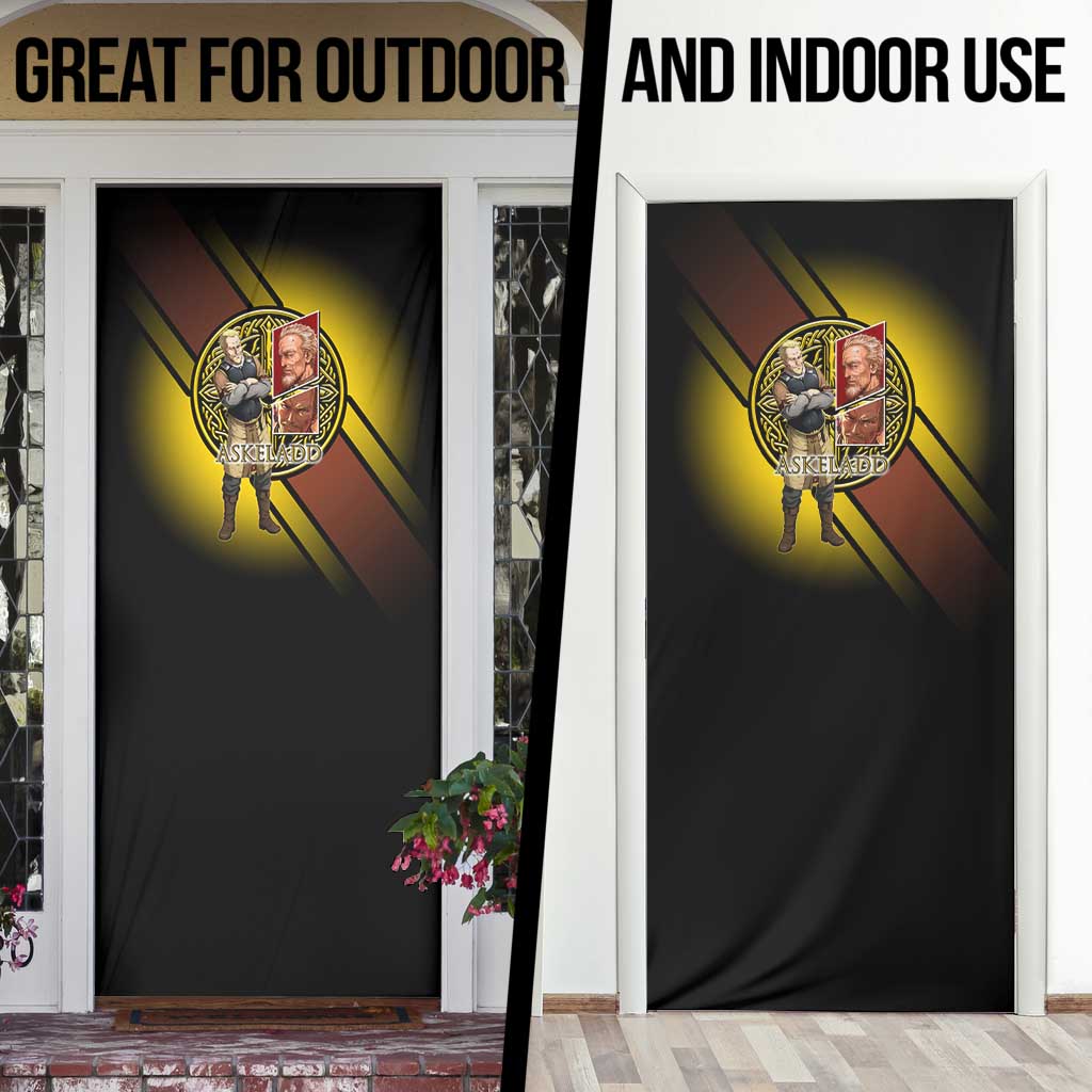 Askeladd Viking Commander Door Cover Viking Manga Illustration Style