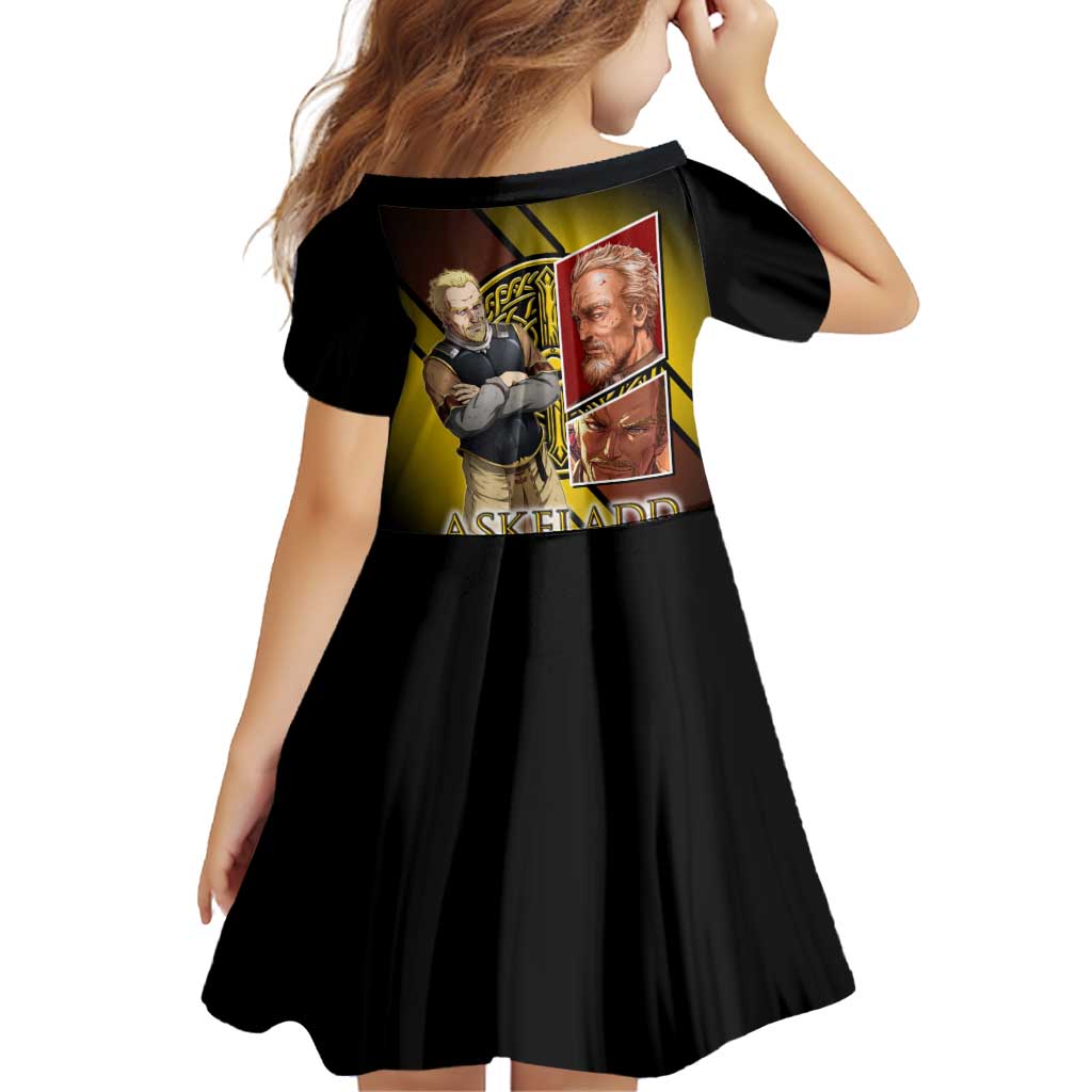 Askeladd Viking Commander Family Matching Off The Shoulder Long Sleeve Dress and Hawaiian Shirt Viking Manga Illustration Style