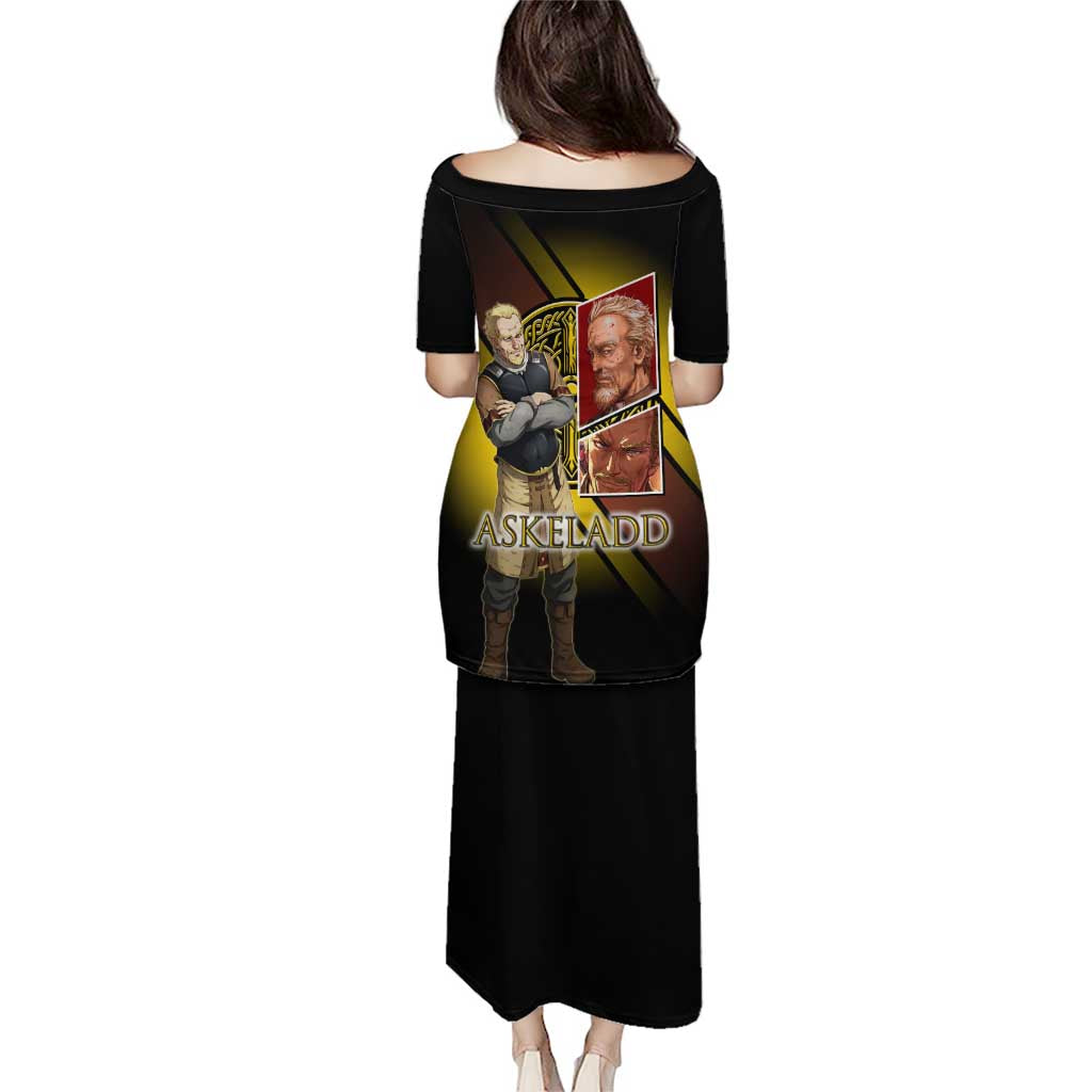 Askeladd Viking Commander Family Matching Puletasi and Hawaiian Shirt Viking Manga Illustration Style