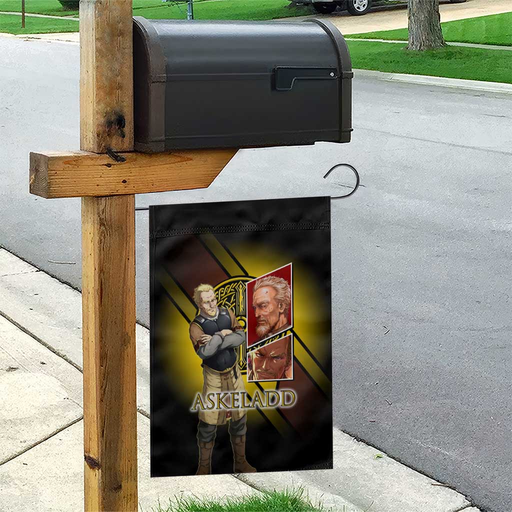 Askeladd Viking Commander Garden Flag Viking Manga Illustration Style