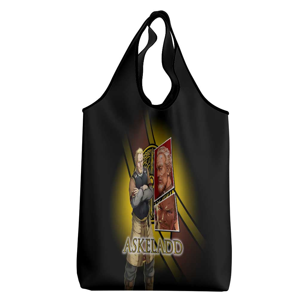 Askeladd Viking Commander Grocery Bag Viking Manga Illustration Style