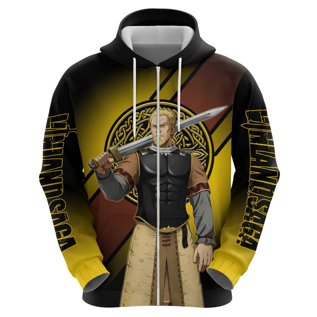 Askeladd Viking Commander Hoodie Viking Manga Illustration Style