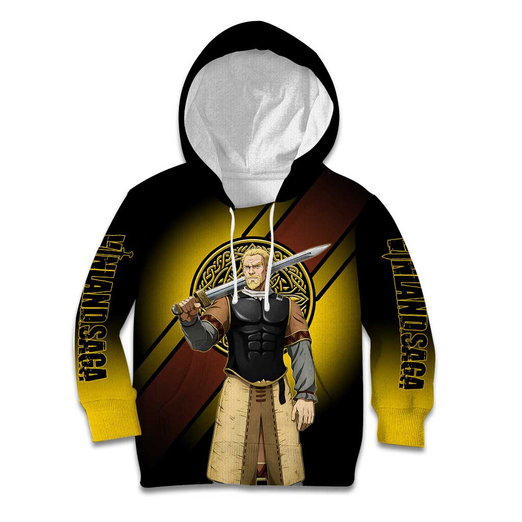 Askeladd Viking Commander Kid Hoodie Viking Manga Illustration Style