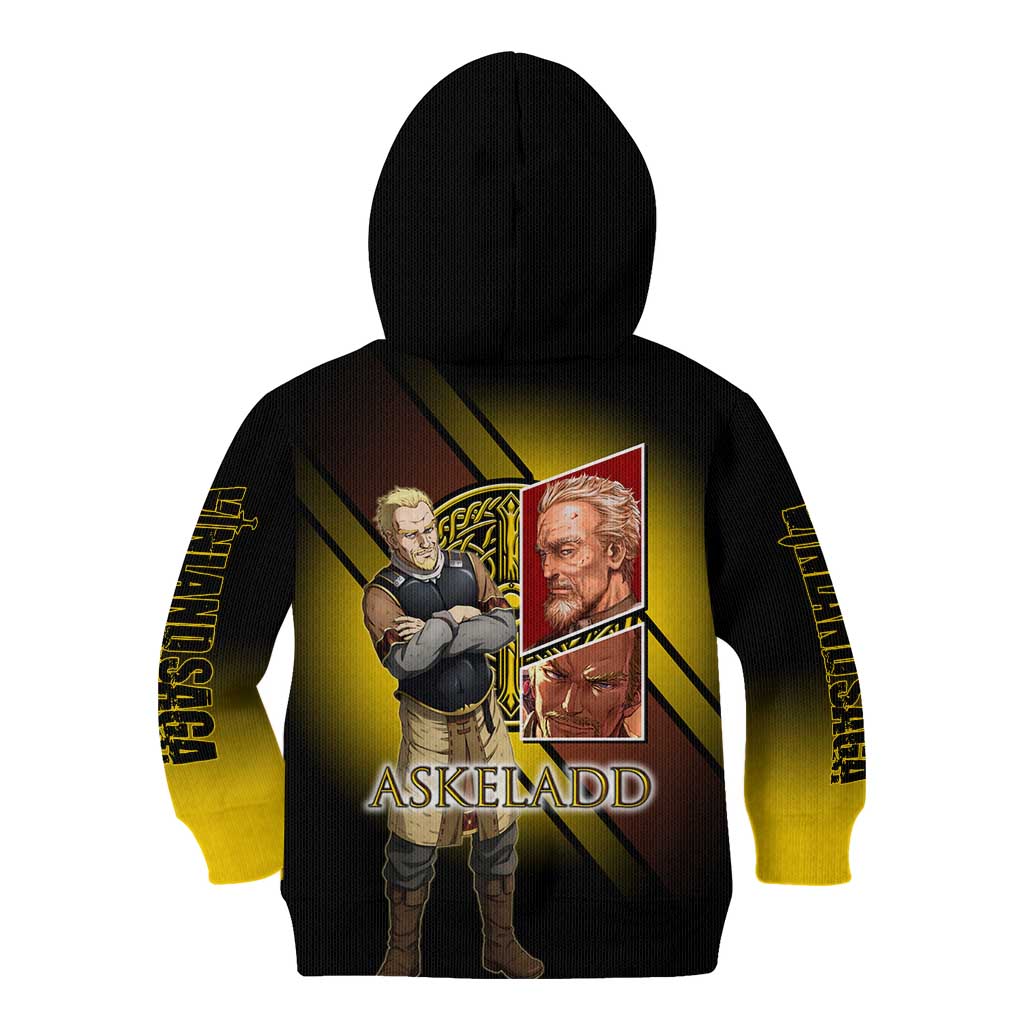 Askeladd Viking Commander Kid Hoodie Viking Manga Illustration Style