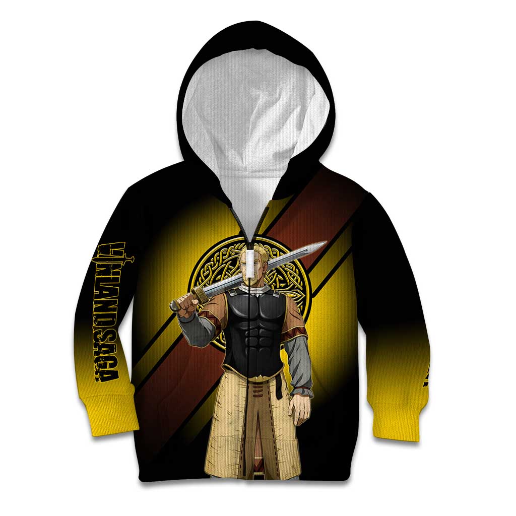 Askeladd Viking Commander Kid Hoodie Viking Manga Illustration Style