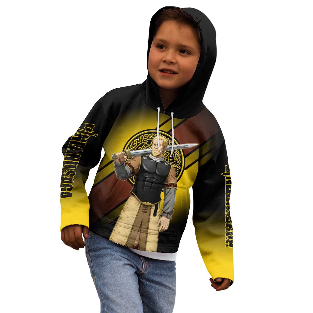 Askeladd Viking Commander Kid Hoodie Viking Manga Illustration Style